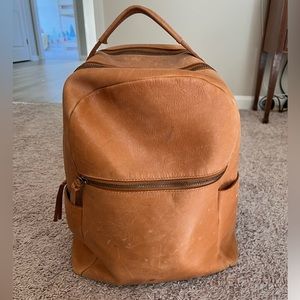 ABLE Alem leather backpack